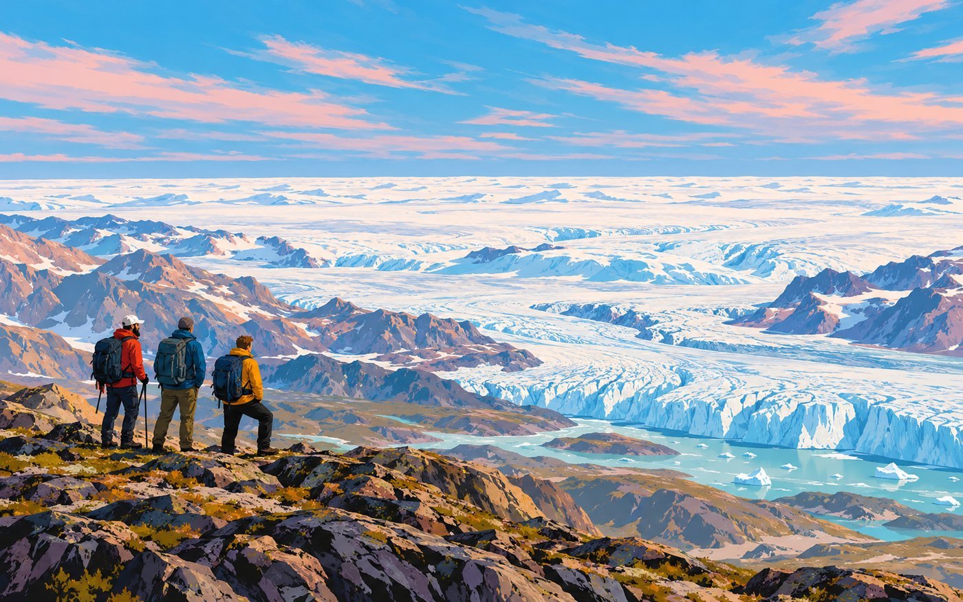 The Ice Sheet from a ridge