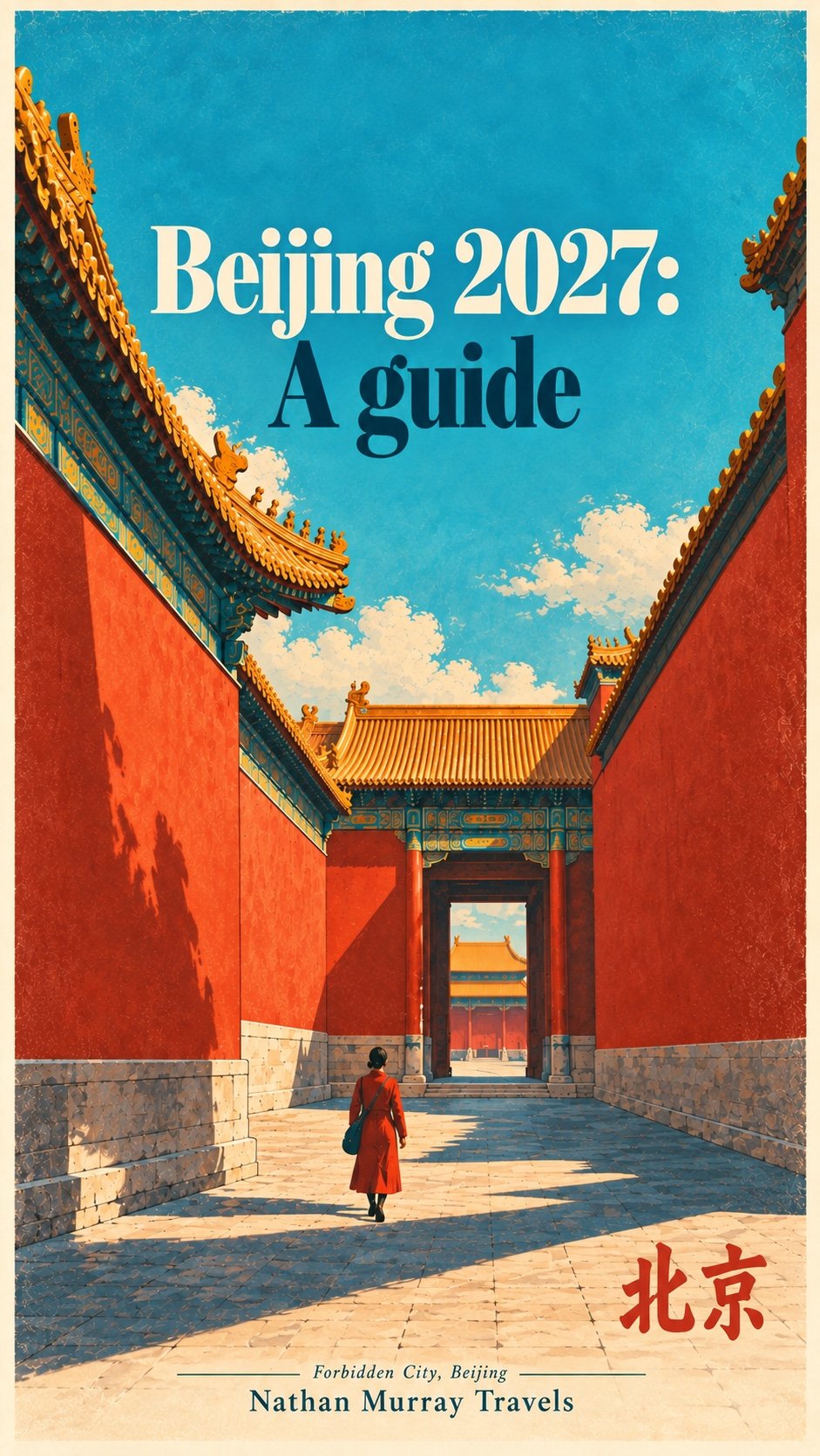 Beijing 2027 — original illustrated guide cover