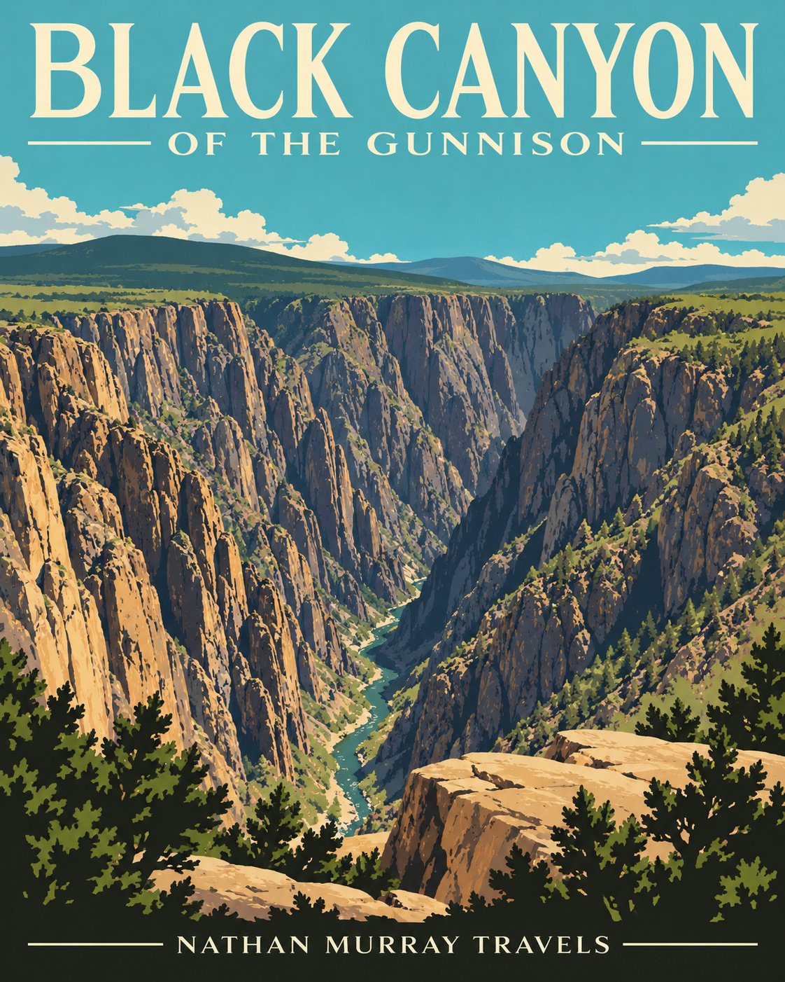Black Canyon of the Gunnison — the South Rim