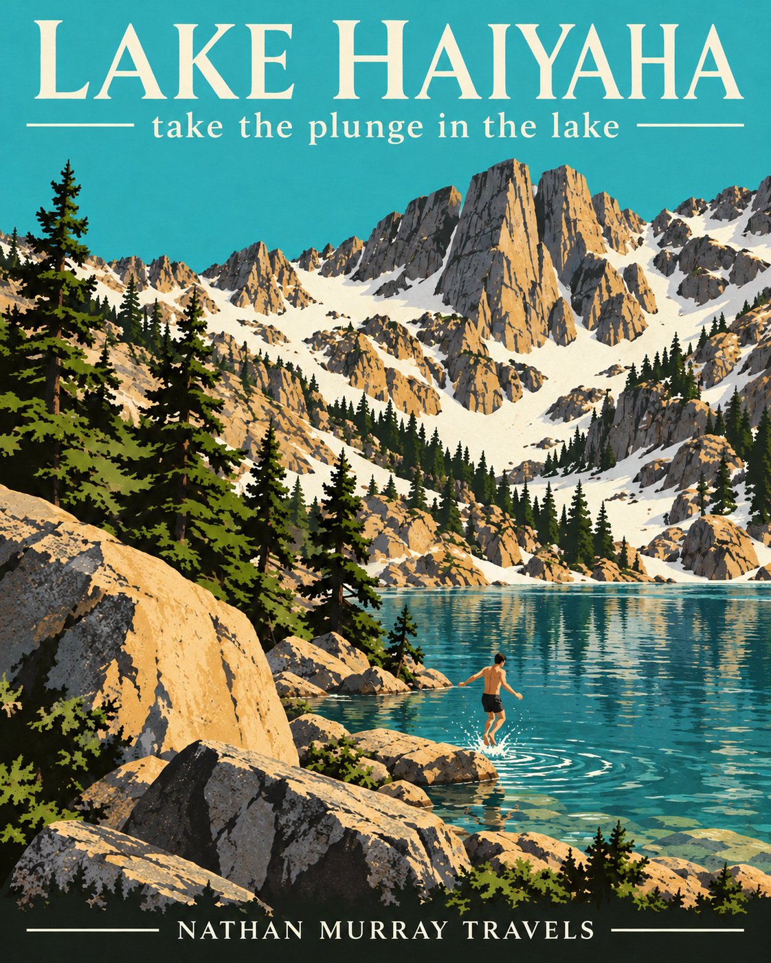 Lake Haiyaha — take the plunge in the lake; an aspiration subject to conditions