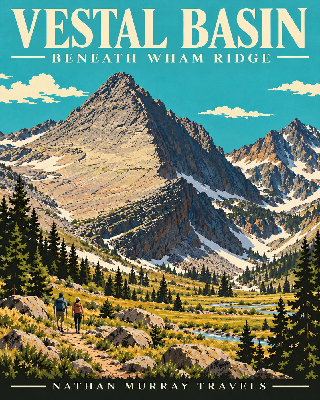 Vestal Basin — backpacking beneath Wham Ridge
