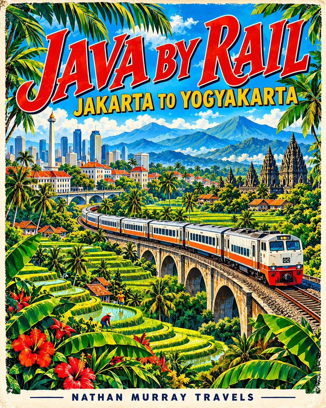 Java By Rail — jakarta to yogyakarta