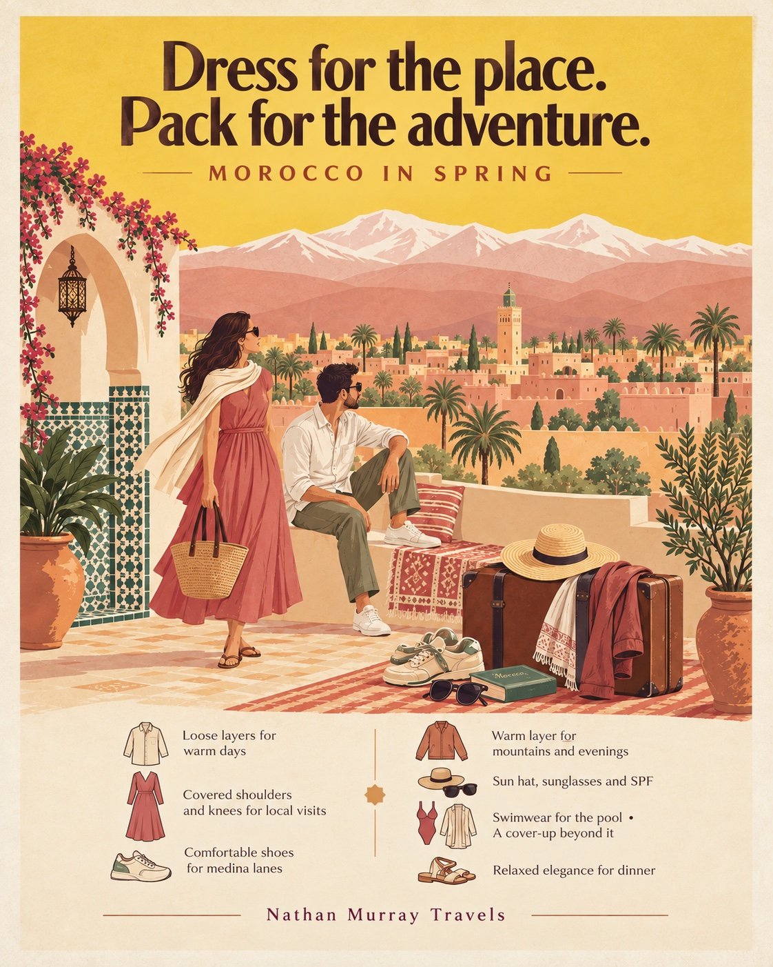 Dress for the place and the adventure