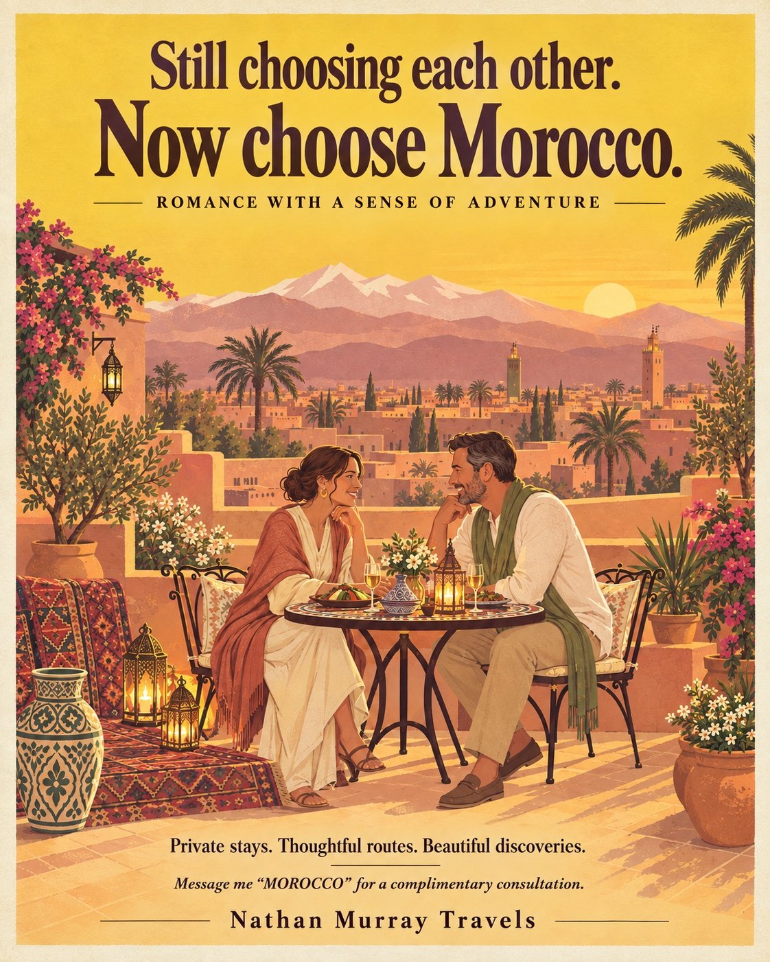 The Morocco campaign invitation
