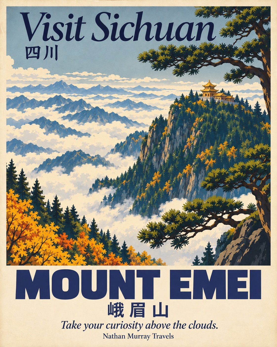 Mount Emei — forest trails and temples