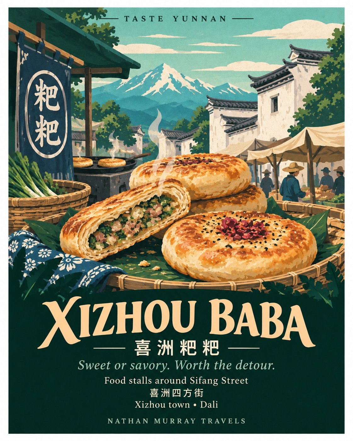 Xizhou baba — sweet or savory