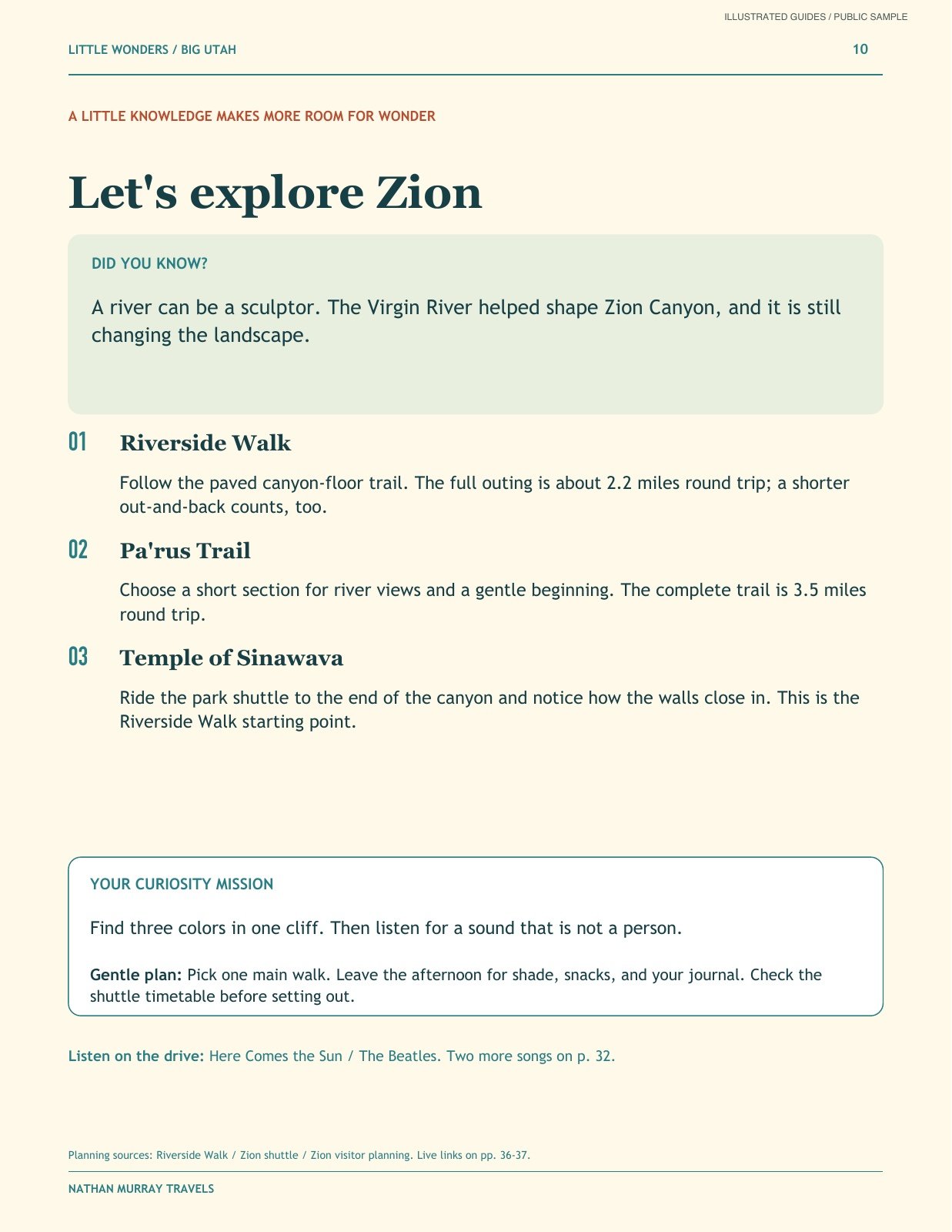 A little context and a curiosity mission