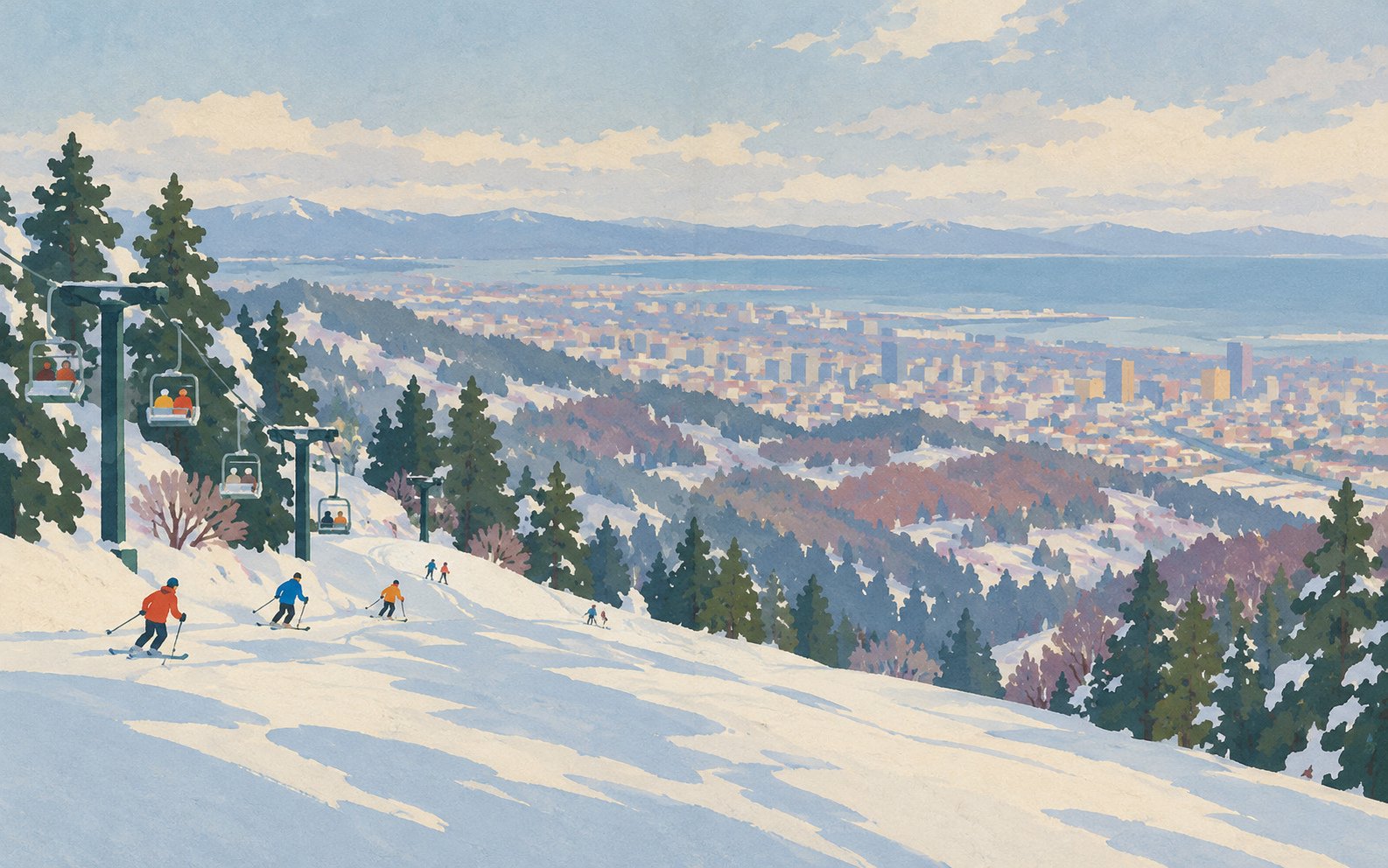 Hokkaido — the Teine mountains